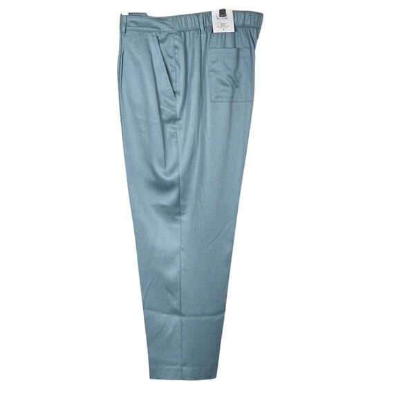 Croft & Barrow Womens Tapered Mid Rise Pants Size 18 Zapata Blue Relaxed Fit NWT - Picture 11 of 16